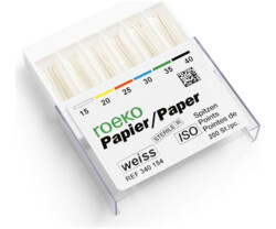roeko Papierspitzen weiß < 25 mm