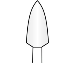 Identoflex Composite Polierer montiert