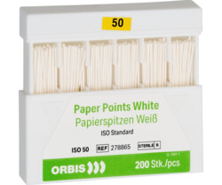 Papierspitzen, weiß