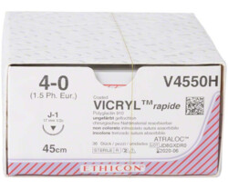 Vicryl rapide ungefärbt geflochten