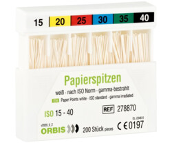 Papierspitzen, weiß